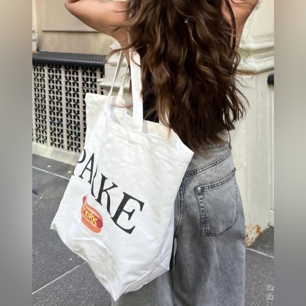 White Tote Bag